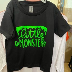 Little Monster Shirt. Never worn. Size 4T